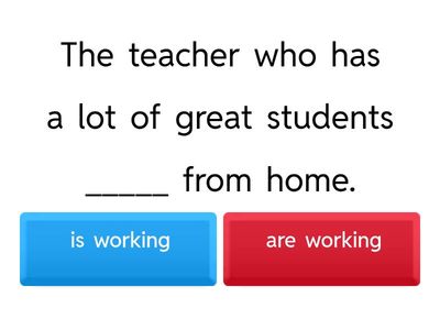 Subject-Verb Agreement