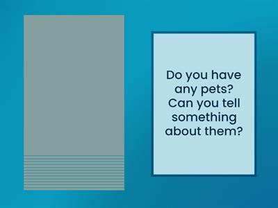 Get to know each other