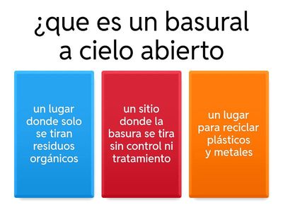 basurales a cielo abierto