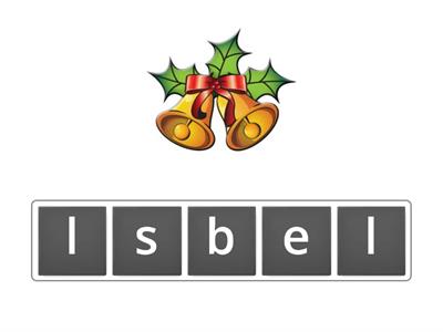 Christmas Word Unscramble