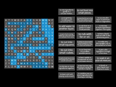 Cooking Terms Word Search - Shar'Keylia Dubard 