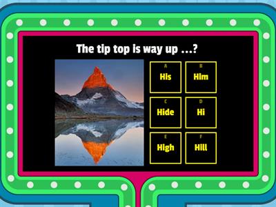 Long I --- Game Show