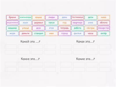 РКИ. Какой/какая/какое/какие это...?