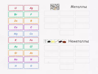 Металлы vs Неметаллы