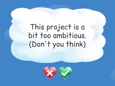 Negative and tag questions 