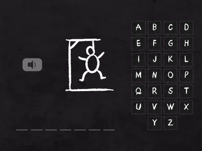 School Life- People and Places at School - hangman