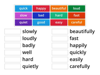 Adverbs of manner