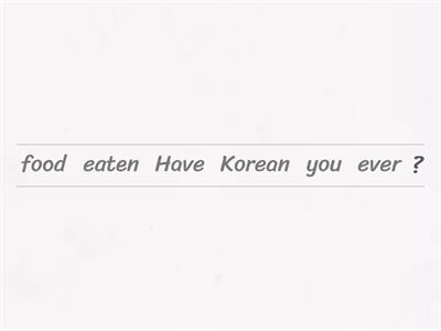 Present Perfect + ever/never