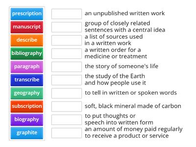 Unit 1: lesson 6- graph & script/scrib