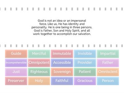 Attributes of God Lesson 23