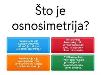 Osna i centralna simetrija