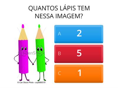 QUIZ CONTAGEM MATERIAL ESCOLAR