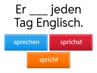 A1 - erste Verben Konjugation