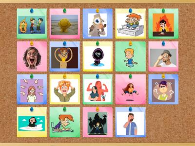 Feelings and emotions tiles