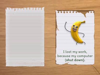 Today 3, unit 2. Banana game, student B.