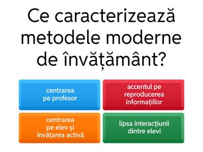 Metode moderne de învățământ