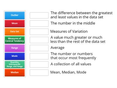 Statistics Vocabulary