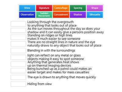 Military Observation Skills