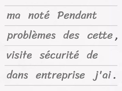 Objectif express 2 cahier d'activités Unité 1/exercices supplémentaires