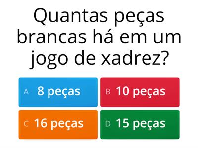 Questionário de xadrez