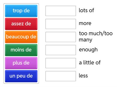 Expressions of quantity