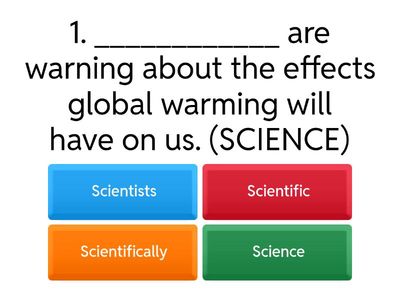 WF004 Word Formation Quiz