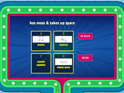 Atoms, Elements, & Matter Wordsearch