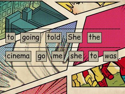 Reported Speech unjumble