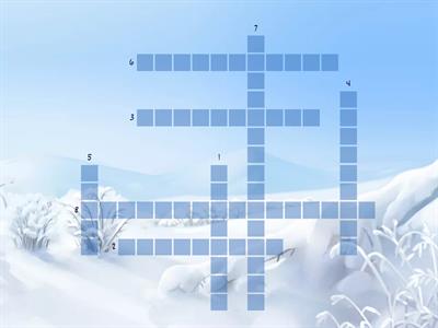 Biotic/abiotic Crossword