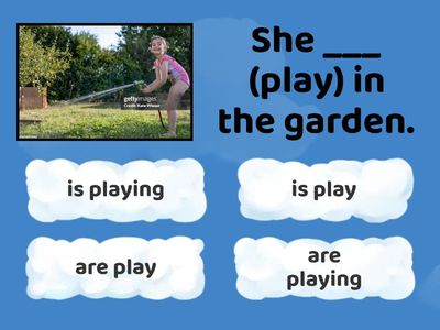 Present Continuous Tense Drill