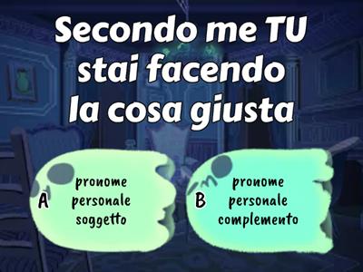 Pronomi personali soggetto e complemento- Maestra Pina