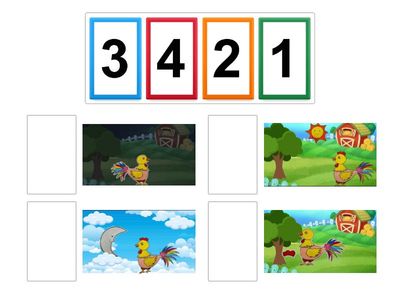 BÉ HÃY SẮP XẾP TRANH THEO ĐÚNG TRÌNH TỰ CÂU TRUYỆN