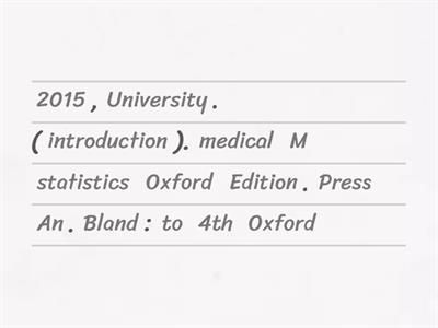 Harvard referencing practice (answers)