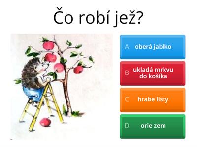 Jeseň - Čo robia zvieratá?