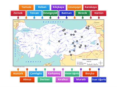 Türkiye Barajlar Eşleştirme Oyunu 2