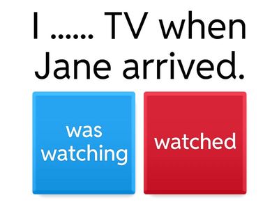 Present Simple, Present Continuous, Past Simple, Past Continuous