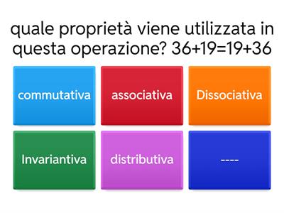 proprieta delle operazioni
