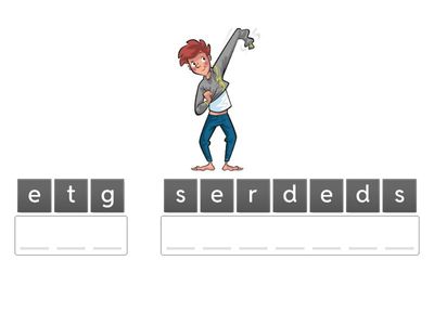 PU2 Unit 1 Daily Routine (anagram)