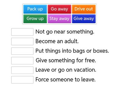 Multi-word verbs - Unit 5 ODF