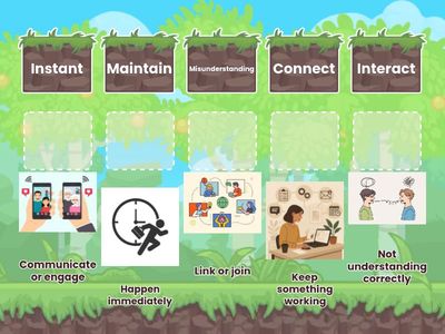 Matching Words & Definitions