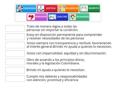 UNE LAS PAREJAS VALORES CÓDIGO DE INTEGRIDAD