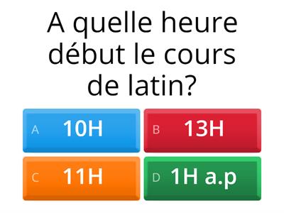 Test cours Latin