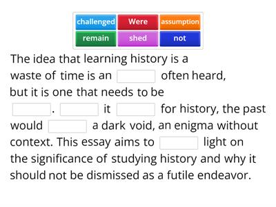 Conditional inversions - essay