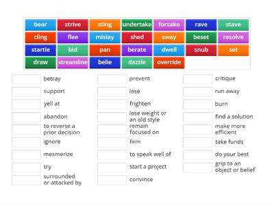 Advanced Verbs