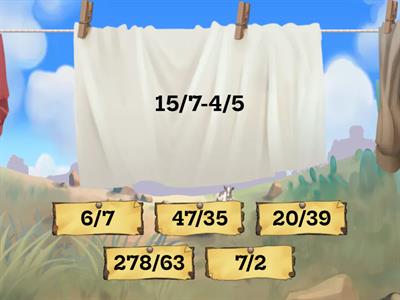 Сложение/Вычитание дробей