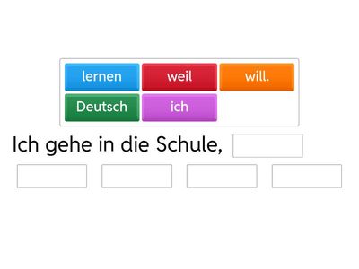 NL A2 L2 Weil mit zwei Verben
