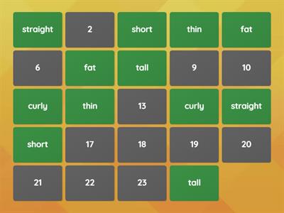 PU 2 Unit 3-2 单词练习