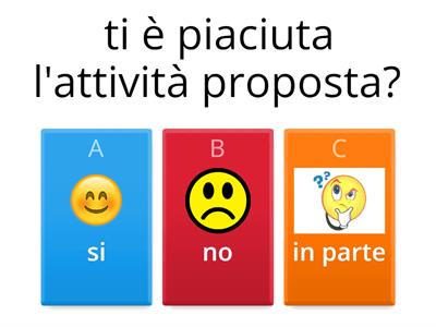quiz di auto valutazione 
