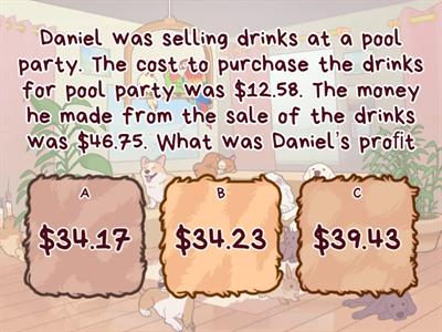 Profit with Decimals