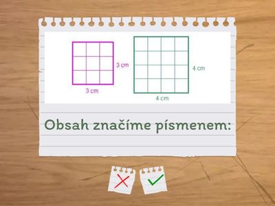 Obvod a obsah čtverce a obdélníku